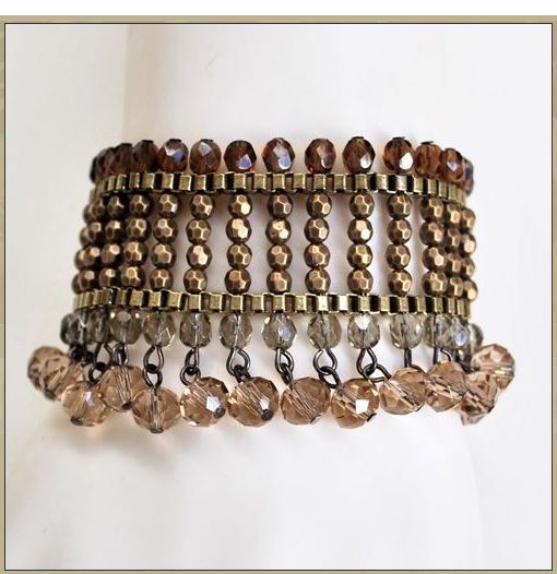 BRACELETE COM CRISTAIS